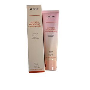 Sonage Saffron Energizing Vitamin Mask Hydrates and Firms Cruelty Free New Box
